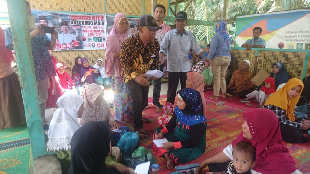 Paguyuban Pemuda Batubara Gelar Baksos, di Desa Mangkai Baru