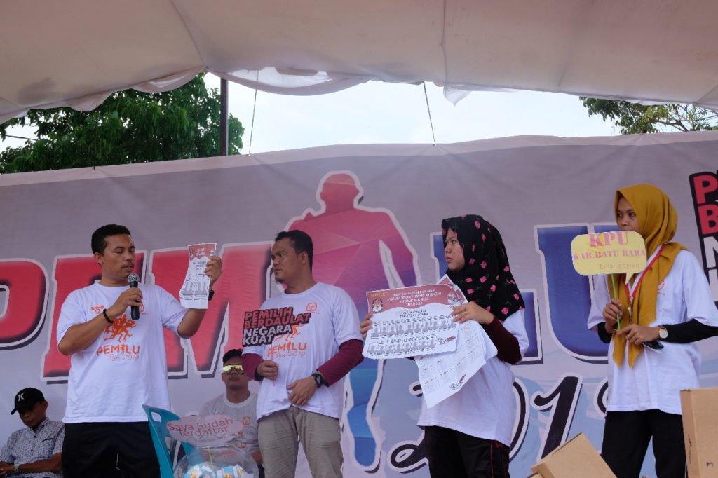 Gelar Pemilu Run, KPU Batubara Ajak Masyarakat Gunakan Hak Pilih