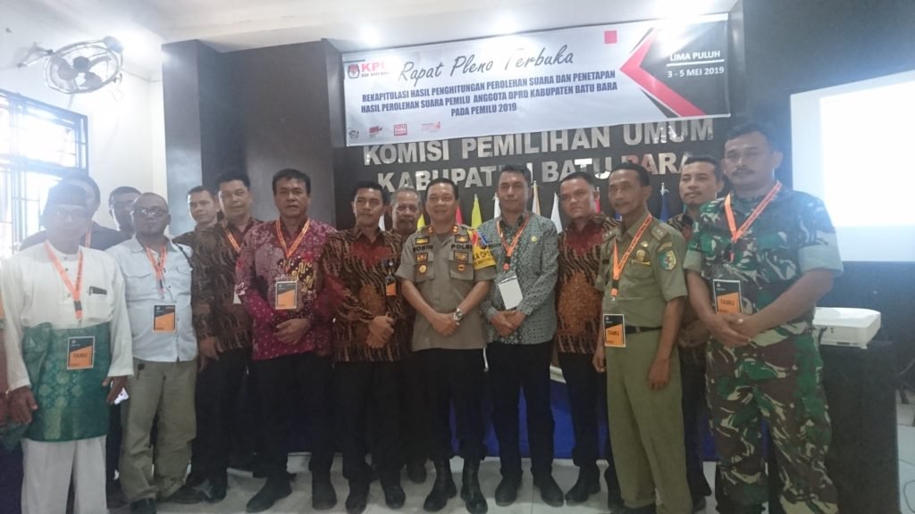 Rekapitulasi KPU Batubara, Partisipasi Pemilih 77 Persen