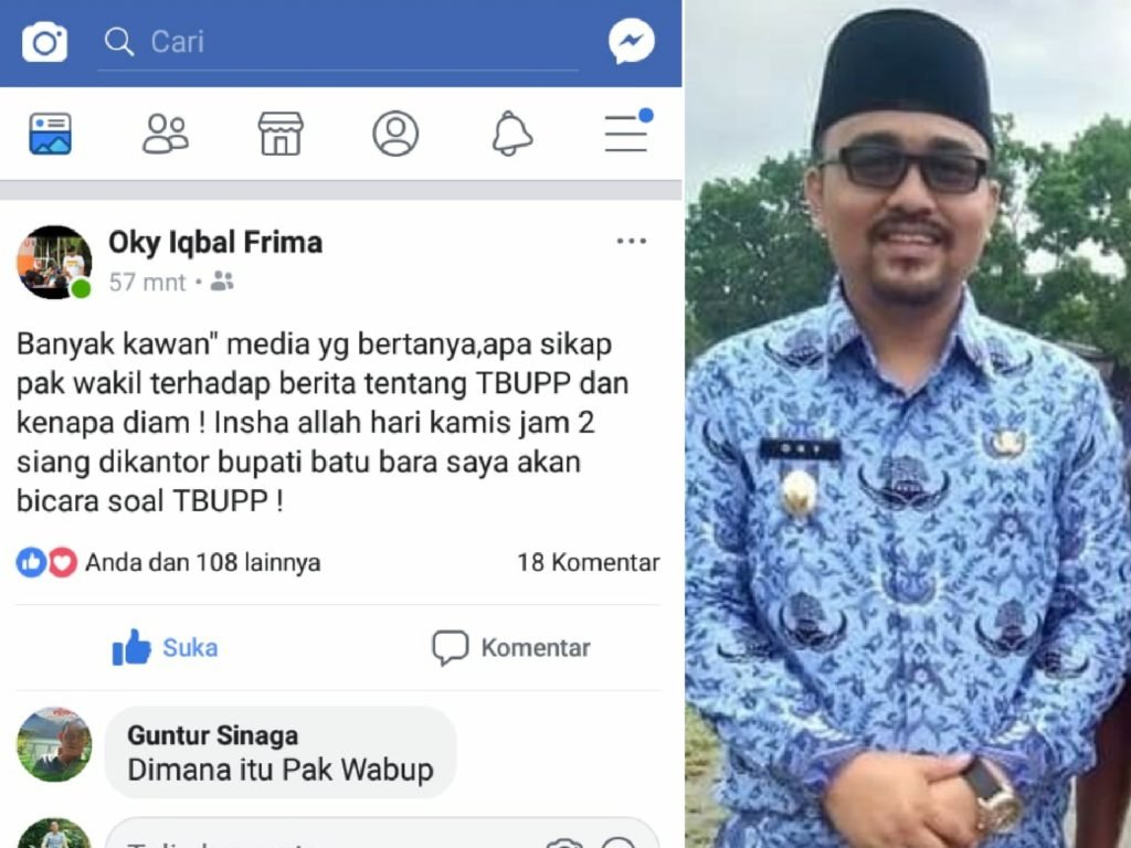 Soal TBUPP, Wakil Bupati Akan Bicara