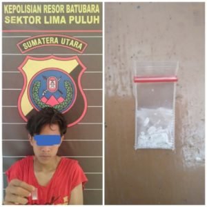 Polsek Lima Puluh Tangkap ABG Miliki Sabu