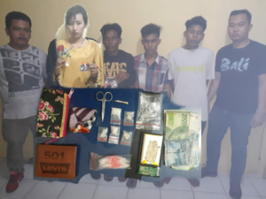 Satu Pengedar Sabu Desa Ujung Kubu dan 3 Pembeli Diringkus