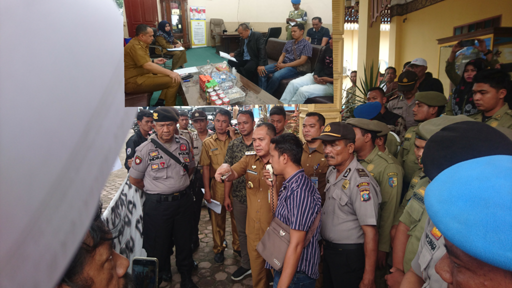 Massa Minta Perkim Diperiksa, Bupati Segera Audit Dinas Batubara