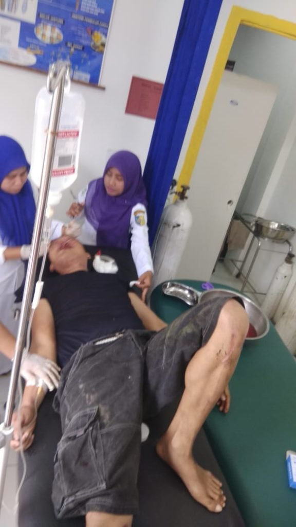 Laka Tunggal di Jalinsum Kelurahan Lima Puluh, Pengendara CBR Tewas