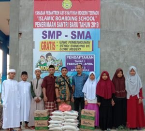 Meneger SPBU Petatal Bantu Pesantren Asy’Syafiiyah Modren Terpadu