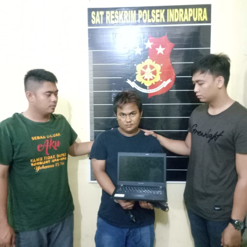Curi Laptop Tetangga, Pria Kecanduan Narkoba Ini Diciduk di Desa Simpang Gambus