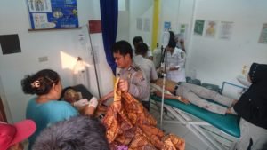 Tabrak Pantat Truck, Pelajar SMK Al Wasliyah Perda, 1 Kritis dan 1 Tewas