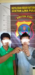 Lagi..! Polsek Lima Puluh Tangkap Anak Dibawah Umur Miliki Sabu