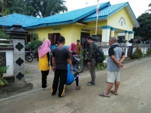Bangunan Taman dan Pagar Kantor Desa Empat Negeri Diduga Bermasalah