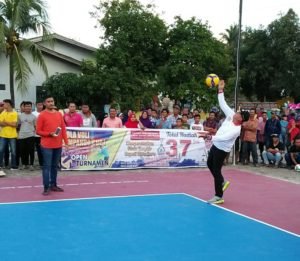 Buka Turnamen Voli, Bupati Meyakini Olahraga Mencegah Pengaruh Narkoba