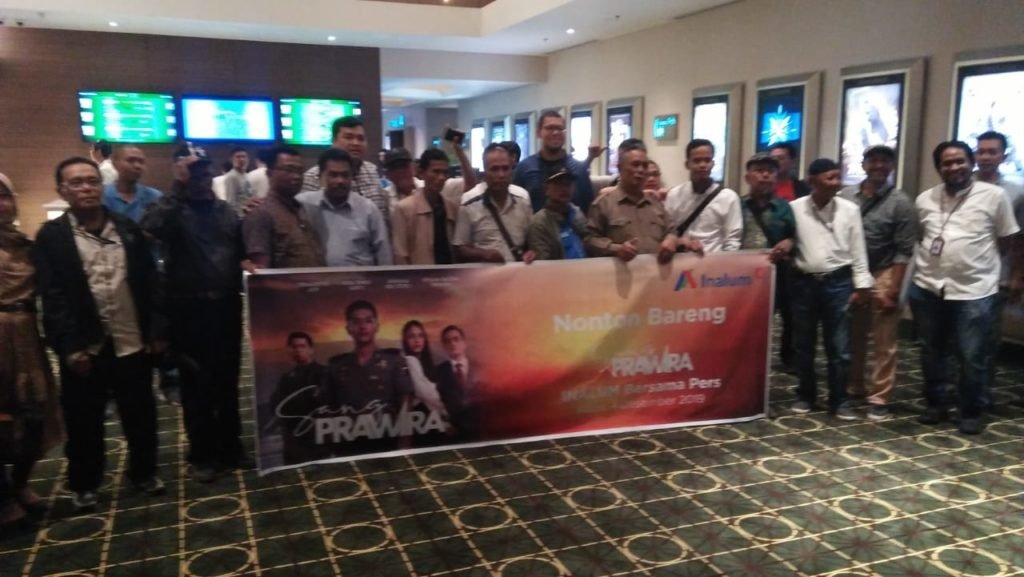 Inalum Nobar Wartawan Film Prawira