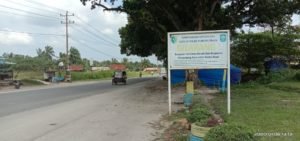 Atas Perintah Bupati, Sat Pol PP Pasang Plank Larangan Berjualan