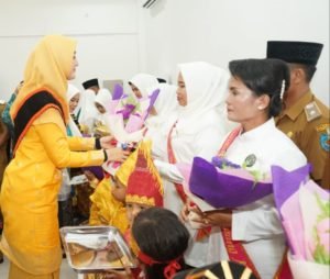 Bunda Paud 12 Kecamatan Dilantik, Maya Minta TP PKK Tertib Administrasi