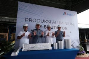 Inalum Serimoni Produksi Aluminium ke 8 Juta Ton