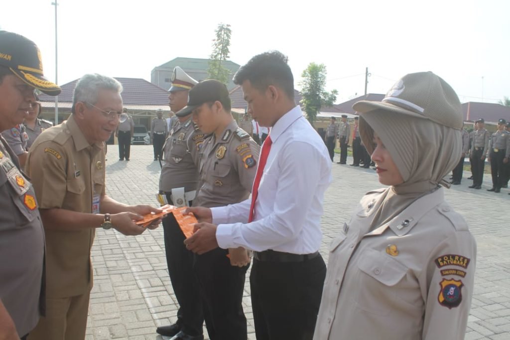Pemkab Ikut Beri Suplemen di Polres Batubara
