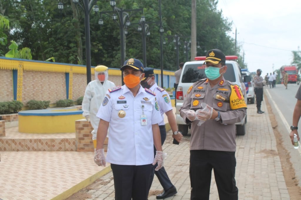 Bupati Bersama Kapolres Tinjau Pospam Persiapan Menyambut Idul Fitri