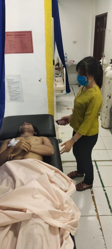 Yunus Terbujur Kaku di Puskesmas Lima Puluh Usai Bertikai Dengan Ayah dan Adik Kandungnya