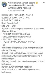 Imbas Covid-19, Pekerja Entertain Minta Pemerintah Pedulikan Nasib Mereka