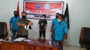 Satu Tersangka Bersama 8,94 Sabu Diamankan BNN Batubara