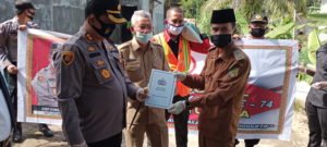 Baksos HUT Bhayangkara, Kapolres Kunjungi Keluarga Pasien