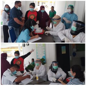 Tingkatkan Kenyamanan, 300 Pegawai RSUD Batubara di Rapid Test