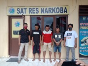 Terlibat Narkoba, 3 Warga Desa Suka Maju Diringkus