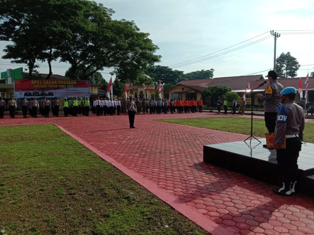 Hari Ini Ops Patuh Toba, Kapolres: Santun Humanis Agar Tidak Jadi Masalah Ditengah Kesusahan Masyarakat