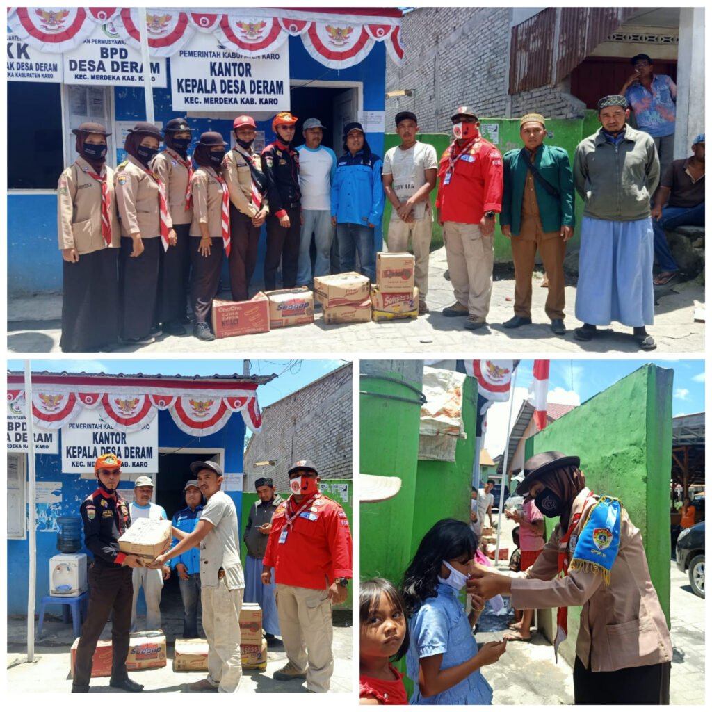 Peduli Korban Sinabung, GPSP Kwaran Lima Puluh Pesisir Baksos di Karo