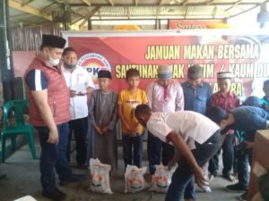 DPD JPKP Labura Beri Tali Asih 50 Anak Yatim dan Duafa