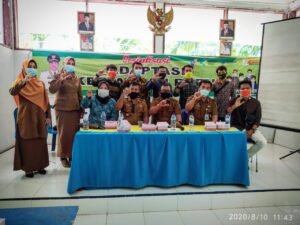 Dinkes Batubara Bersama Jaman Perkenalkan AKB di Nibung Hangus