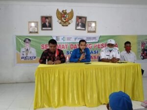 Gamki Bersama Puskesmas Sosialisasi AKB di Desa Karang Baru