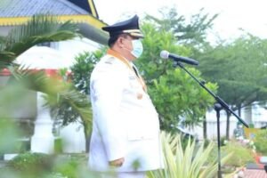 Bupati Labura Inspektur Upacara