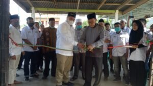 Paslon Hebat Resmikan Posko Pemenangan di Aek Natas