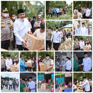 Bupati dan Kapolres Sambangi Empat Desa di Batubara