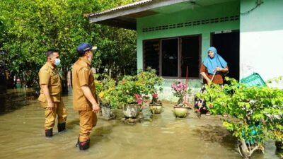 Bupati Zahir Tinjau Tiga Lokasi Banjir Kecamatan Datuk Lima Puluh
