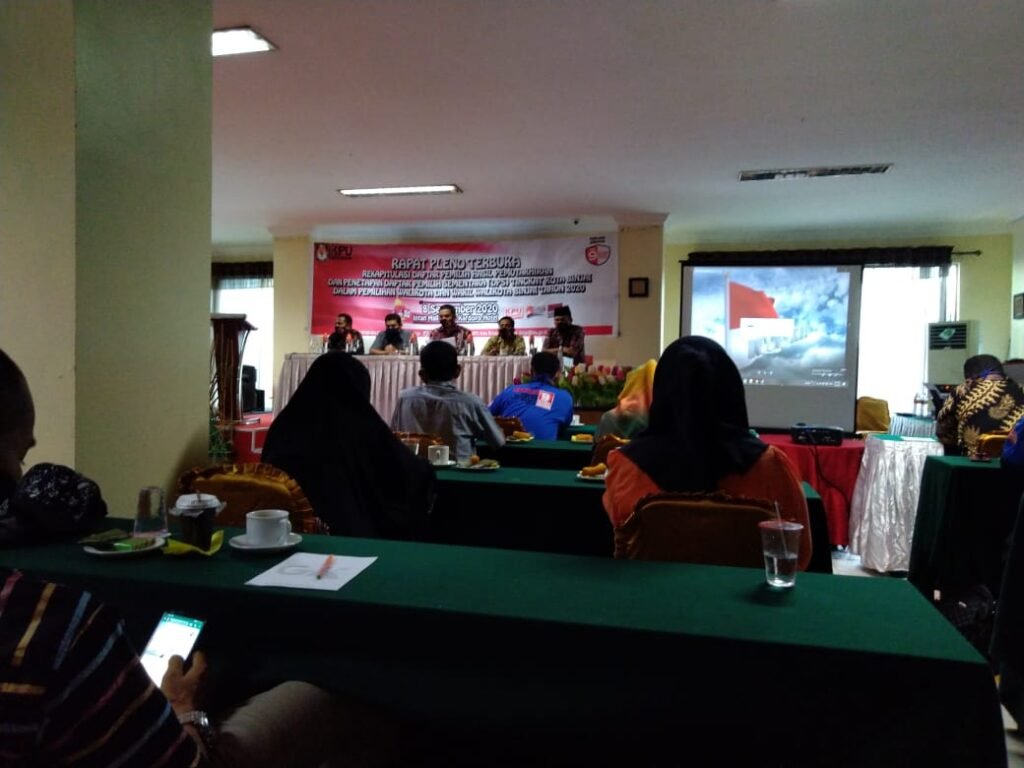KPU Kota Binjai Rapat Pleno DPS