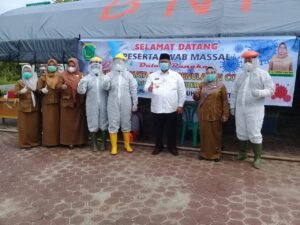Bupati Saksikan Tes Swab Massal Dinkes Labura