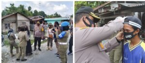 Ops Yustisi di Pasar Sei Balai, Kapolres Dorong Masyarakat Taat Prokes di Batubara