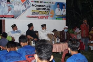 Pasangan Hebat Disambut Antusias Masyarakat Pulo Jantan Labura