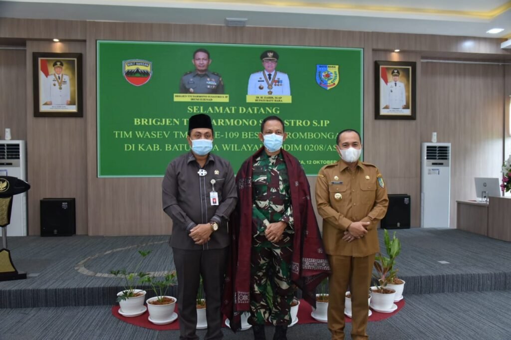 Bupati Sambut Kunjungan Tim Evaluasi TMMD di Batubara