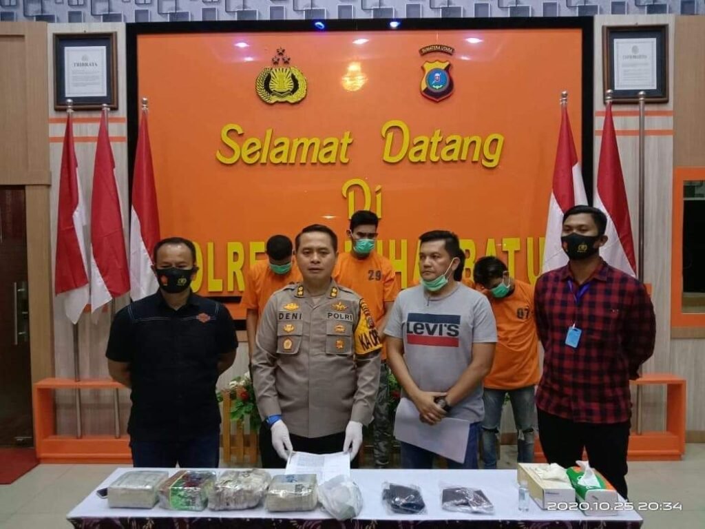 Dapat Info Polda Sumut, Kapolres Labuhanbatu Ungkap Jaringan Narkoba Antar Provinsi