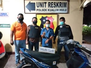 Pelaku Bersama Barbut Diboyong ke Polsek Kualuh Hulu