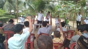 Masyarakat Aek Pamingke Dukung No 4 Hebat