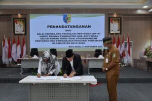 Tingkatkan Produksi Pertanian, Bupati Batubara MoU Dengan BPTP