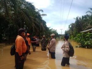 Sungai Aek Rimo dan Aek Tombus Meluap, 24 Rumah Labura Terendam