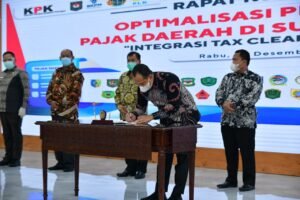 Bupati Batubara Rakor Optimalisasi Pajak dan Aset Derah