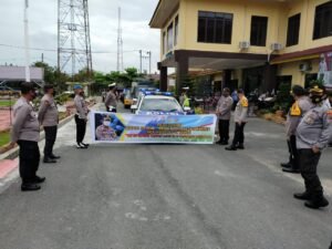 Peduli Dampak Covid-19, Kapolres Batubara Salurkan 10 Ton Beras