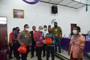 Bupati Bersama Kapolres Baksos di GBKP Batubara