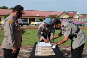 5 Perwira Polres Batubara Sertijab