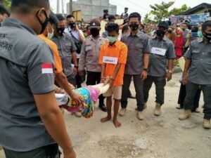 Ini 14 Adegan Rekonstruksi Pembunuhan di Medang Deras Batubara